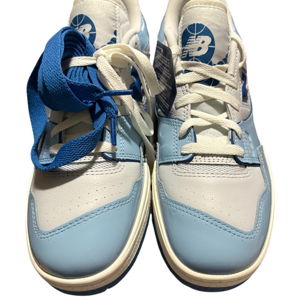 New Balance 550 Unisex Blue and White Sneakers